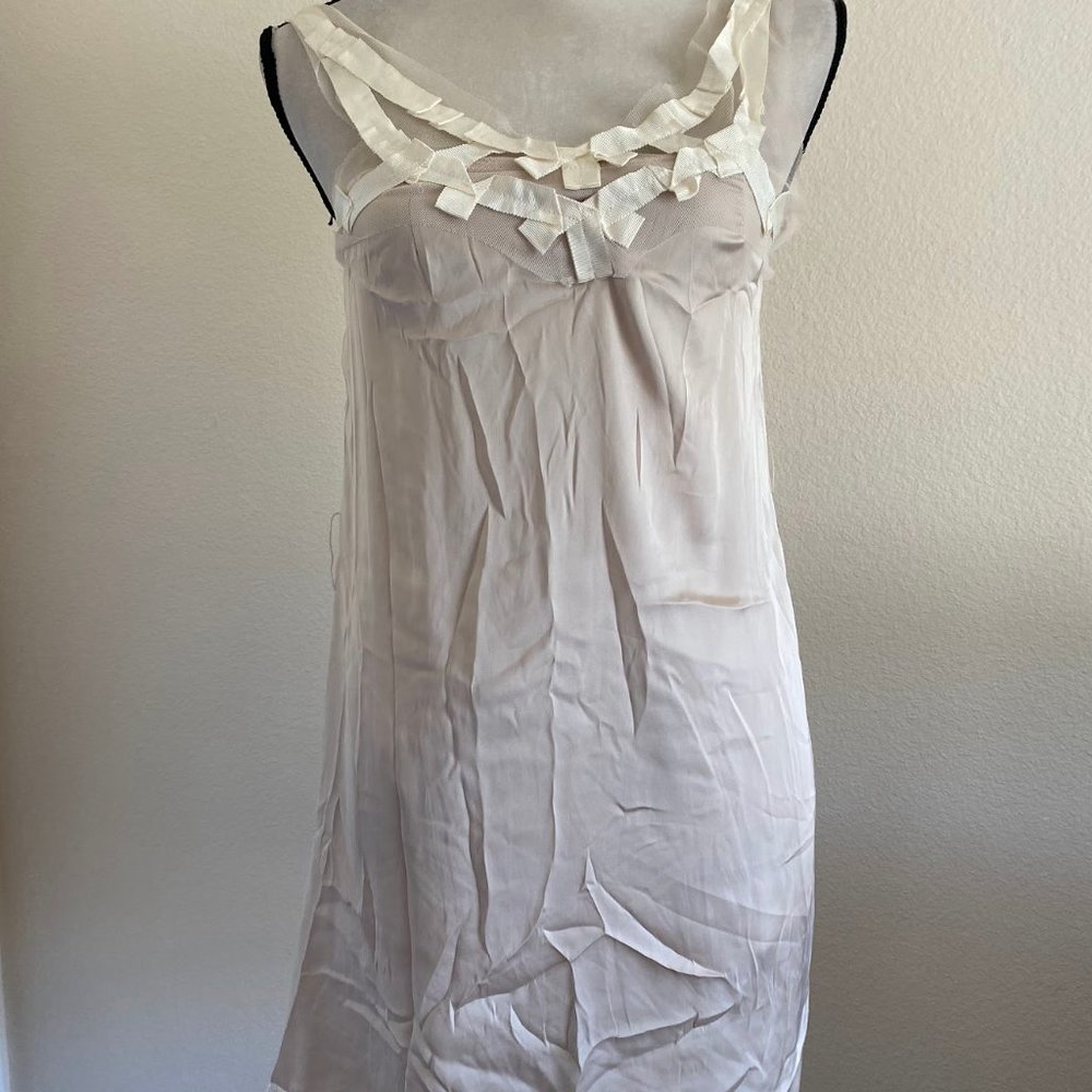 Women Sleepwear Satin Nightgown Mini Slip Chemise Short Nightwear